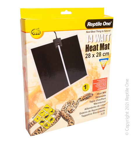 Reptile One Heat Mat 14W 28x28cm