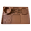 Slow Feeder Mat Mocha 30x20cm