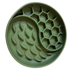 Slow Feeder Soothe Dish Olive 20cm-dog-The Pet Centre