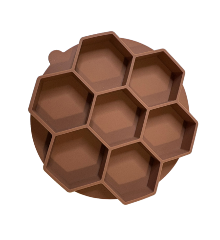 Slow Feeder Insert Mocha Hexagon 15cm