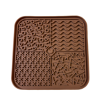 Slow Feeding Mat Mocha 20cm-dog-The Pet Centre