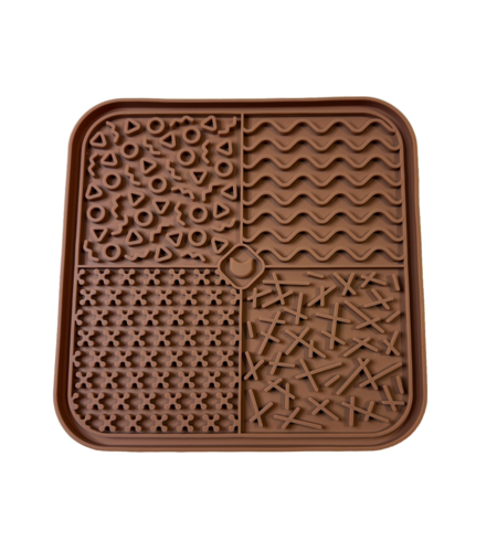 Slow Feeding Mat Mocha 20cm