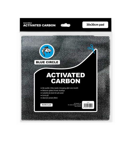 Blue Circle Filter Pad Activated Carbon 30x30x2cm