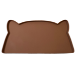 Waggin Tails Silicone Mat Cat Head Mocha-cat-The Pet Centre