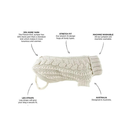 Huskimo Frenchknit Ivory 52.5cm