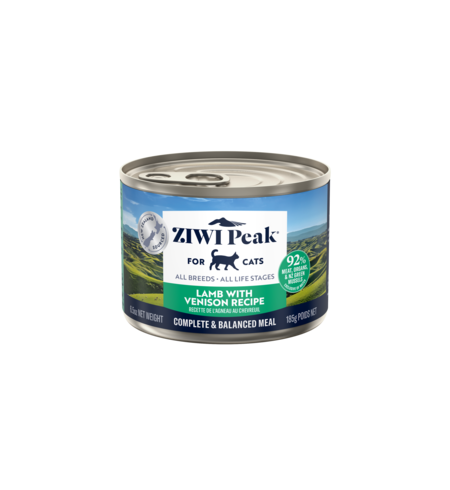 Ziwi Peak Canned Lamb And Venison Cat Food 185g
