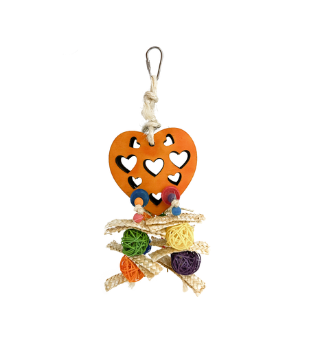 Avian Care Heart Toy