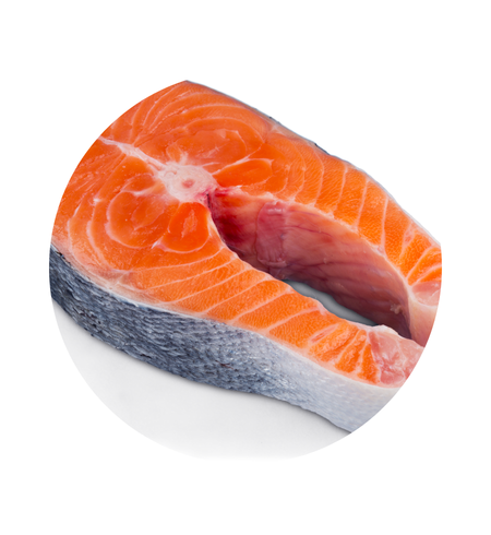 Alphapetz Whole Salmon Pieces Bone in 600g