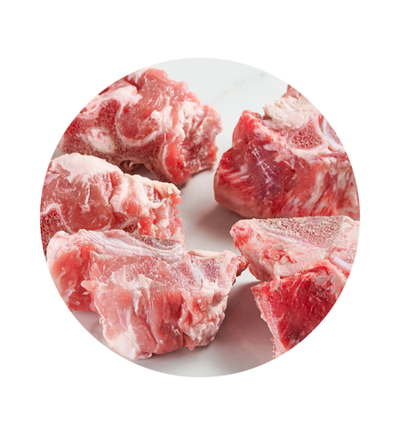 Alphapetz Frozen Veal Neck Bones 3kg