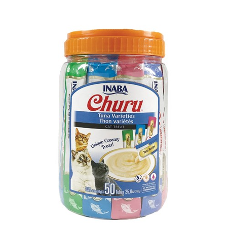 Inaba Cat Churu Tuna Varieties Bulk 14g x50