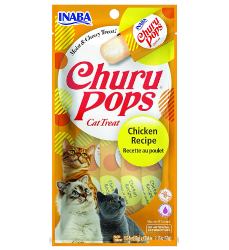 Inaba Cat Churu Pops Chicken Recipe 15g x4