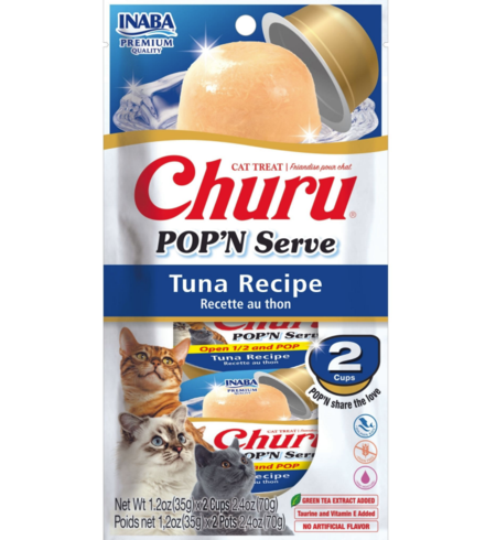 Inaba Cat Churu Pop'n Serve Tuna 35gx2