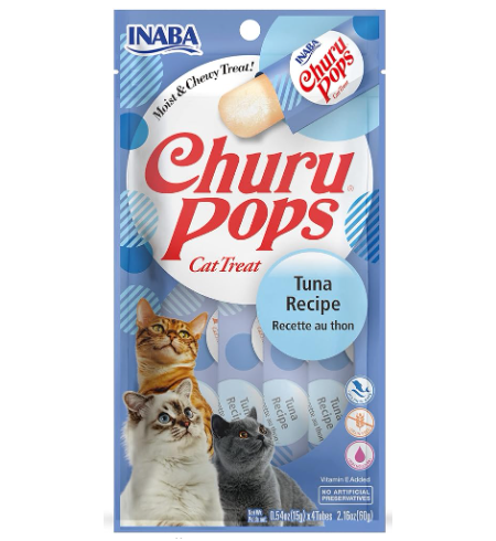 Inaba Cat Churu Pops Tuna Recipe 15g x4