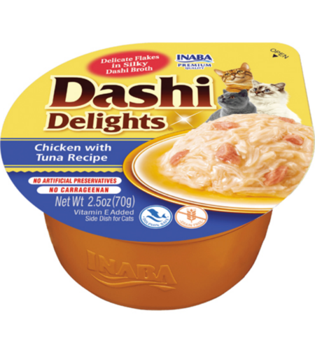 Inaba Cat Dashi Delights Chkn wTuna 70g