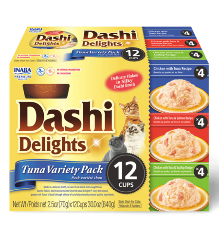 Inaba Dashi Delights Tuna Variety Pack 12x