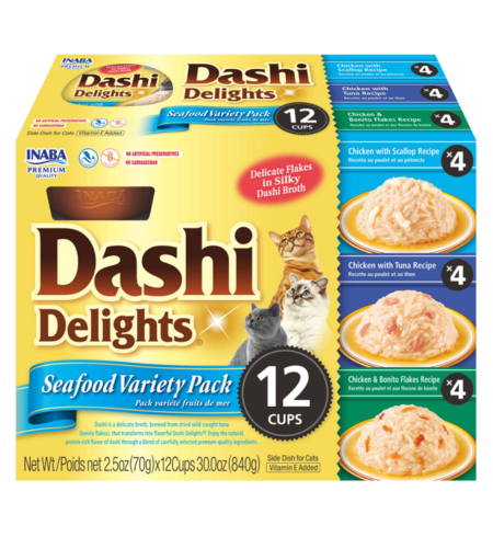 Inaba Dashi Delights Seafood Variety Pack 12x