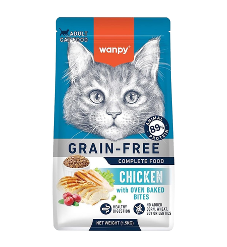 Wanpy Cat 1.5kg Grain Free Chicken