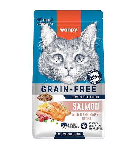 Wanpy Cat 1.5kg Grain Free Salmon