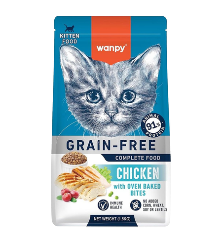 Wanpy Kitten 1.5kg Grain Free Chicken