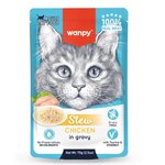 Wanpy Chicken Stew 70g Cat Pouch-cat-The Pet Centre