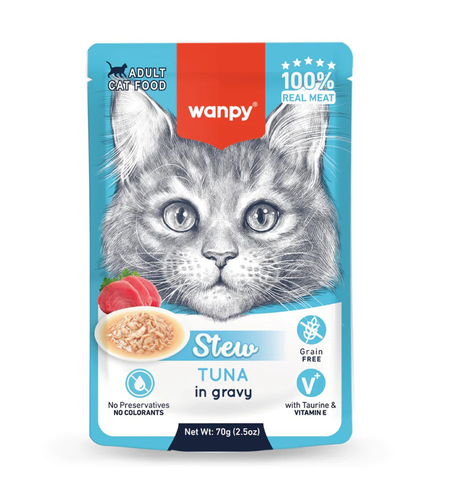 Wanpy Tuna Stew 70g Cat Pouch
