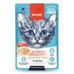Wanpy Salmon and Tuna 70g Kitten Pouch-cat-The Pet Centre