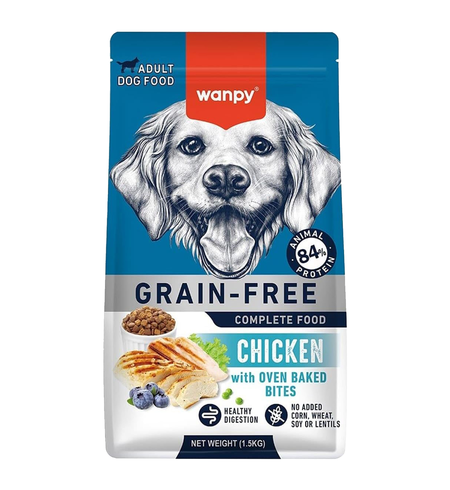 Wanpy Dog 1.5kg Grain Free Chicken