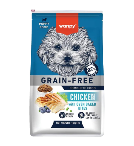 Wanpy Puppy 12kg Grain Free Chicken