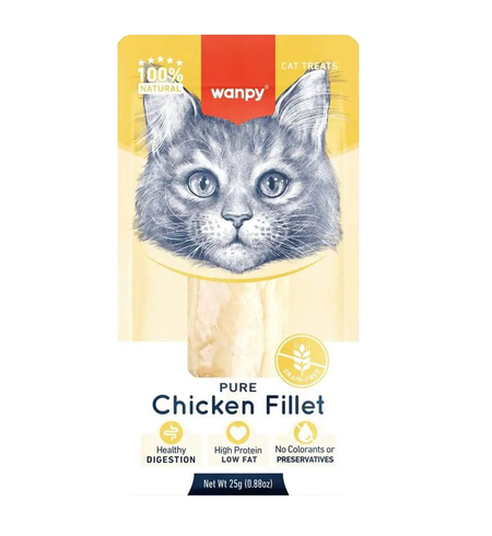 Wanpy Cat Treat Chicken Fillet 25g 