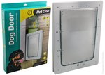 Pet One Dog Door Poly L Ins Flap Wood Door Panel Mount Fit 25kg 55cm-dog-The Pet Centre