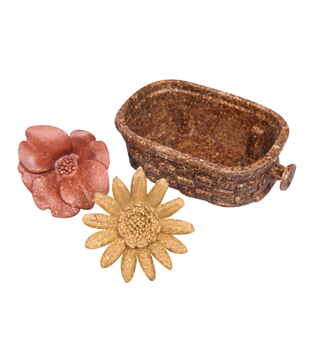 Pet One Treat Flower Basket 3pcs