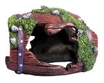 Aqua One Single Ruined Barrel with Shell 9x6.5x6.5cm-fish-The Pet Centre