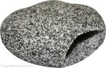 AO Cave Round Medium 12x9x6.5cm Granite-fish-The Pet Centre