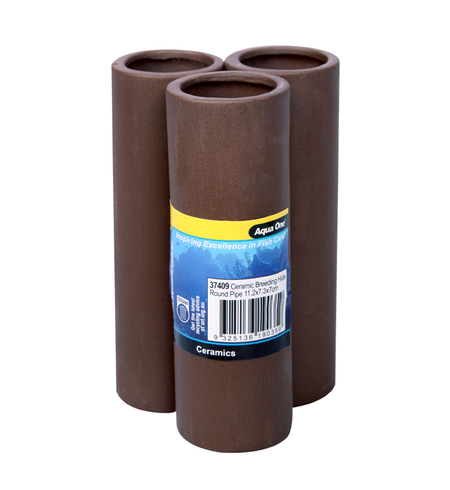 Aqua One Ceramic Breeding Hide Round Pipe 11.2x7.3x7cm
