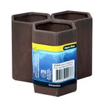 Aqua One Ceramic Breeding Hide Hex Pipe 9x6.8x9cm-fish-The Pet Centre
