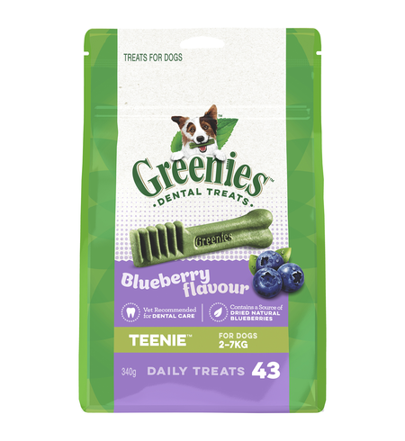 Greenies Dog Dental Treat Blueberry Teenie 340g