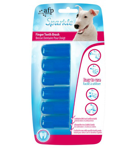 AFP Sparkle Finger Toothbrushes 6pk