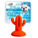 AFP Dental Chews Cactus Medium Rubber Orange-dog-The Pet Centre