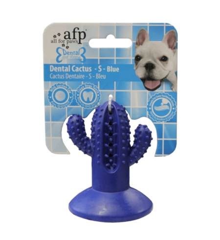 AFP Dental Chews Cactus Small Rubber Blue