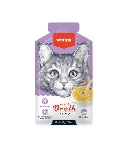 Wanpy Cat Duck Broth 50g