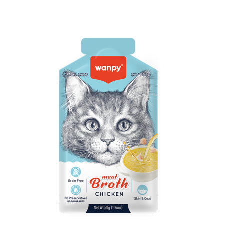 Wanpy Cat Chicken Broth 50g