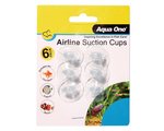 Aqua One Air Line Suction Cups (6pk)-fish-The Pet Centre