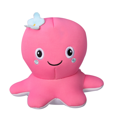 Pet One Dog Toy Splash Squeaky Octopus 15.3cmH