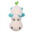 Pet One Dog Toy Splash Squeaky Hippo W Rope 21.6cmL
