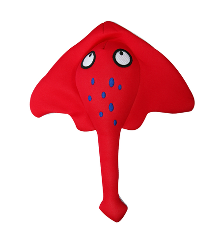 Pet One Dog Toy Splash Squeaky Stingray 26.7cmH 