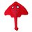 Pet One Dog Toy Splash Squeaky Stingray 26.7cmH 