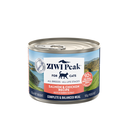ZIWI Peak Canned Salmon And Chicken Cat Food 185g