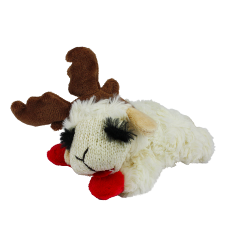 Multipet Xmas Lamb Chop with Antlers 15cm
