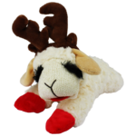 Multipet Xmas Lamb Chop with Antlers 25cm-dog-The Pet Centre