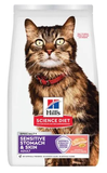 Hill's Science Diet Sensitive Stomach & Skin Salmon Cat Food 1.58kg-cat-The Pet Centre